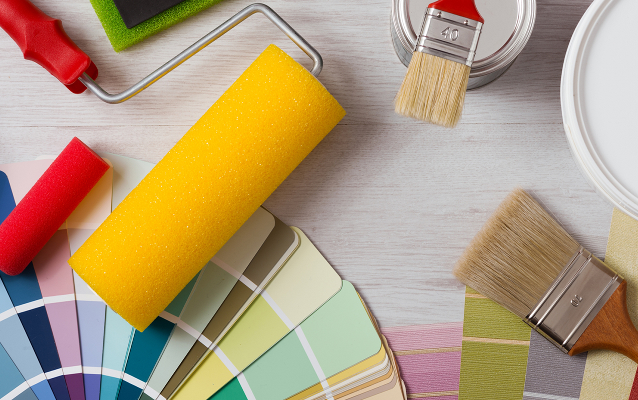 Çat dış cephe boyama